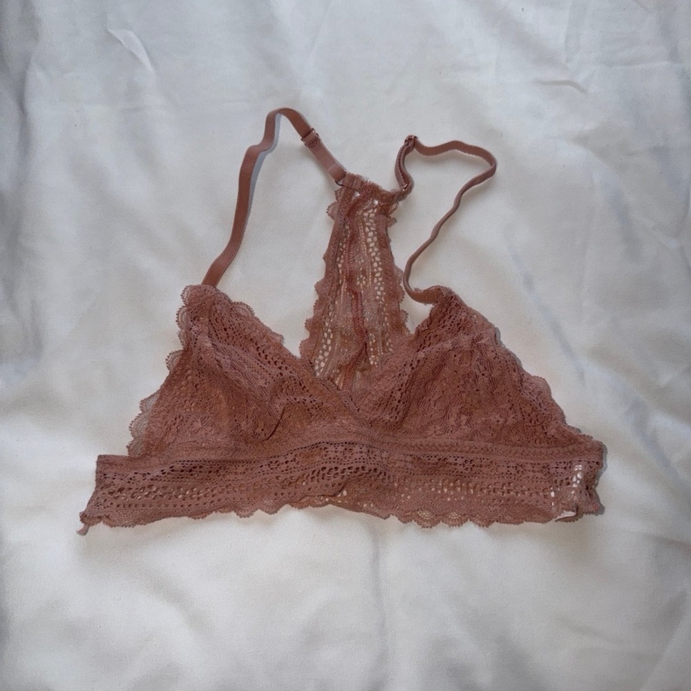 Lace racer back bralette